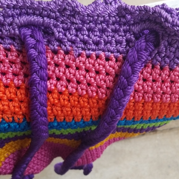 🚫SOLD🚫 Sak type Knit Drawstring Bag NWOT - Picture 3 of 8